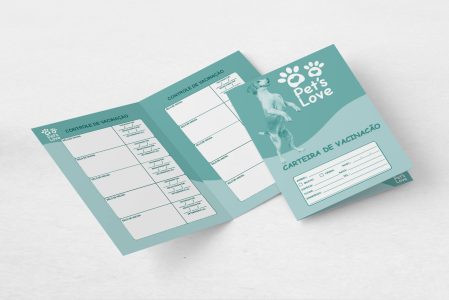 Carteira vacinação 1 cor